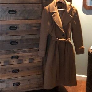 Mackage Camel wool/cashmere blend trench